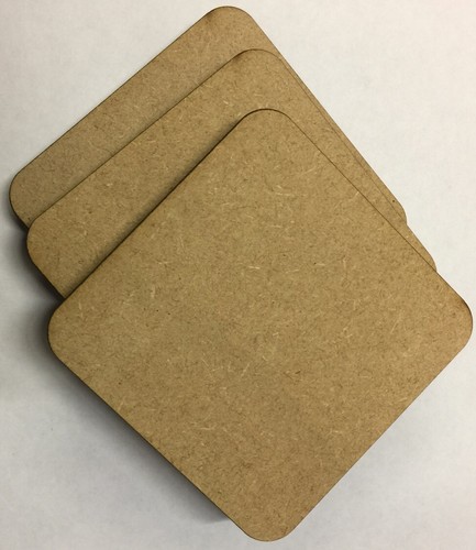 Wooden mdf wood square - wooden,