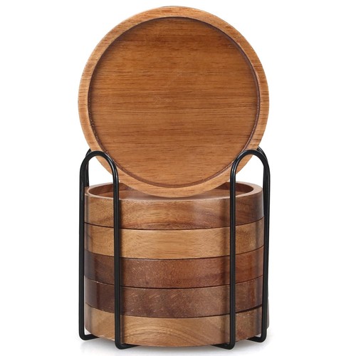 Pcs best wooden - 6, coasters