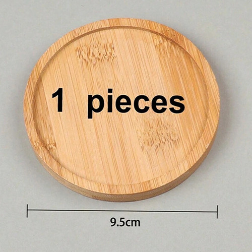 6pcs wooden coasters - wooden, for