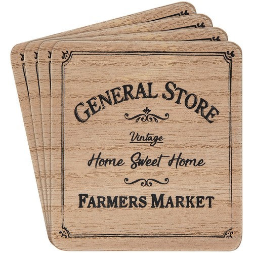 Set square coasters mats - 4,