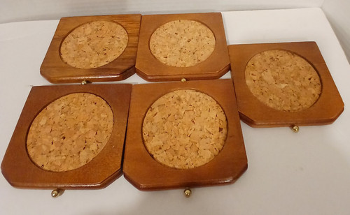 Vintage pack wood coasters - pack,