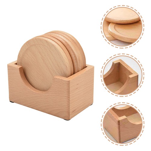 Pcs wooden coasters - pcs,