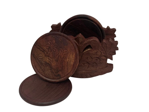 Wooden coaster set - coaster,