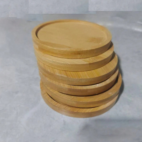 6pcs wooden coasters - 6pcs,