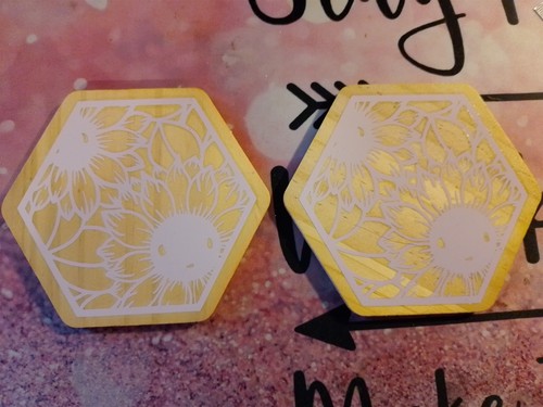 Set wooden hexagon - wooden,